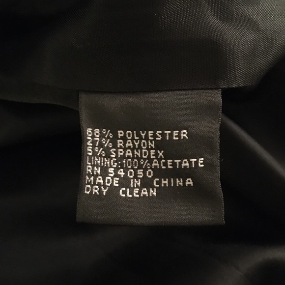 Anne Klein charcoal gray blazer jacket - Picture 6 of 6